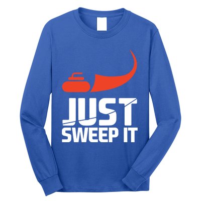 Just Sweep It! Funny Curling Sports Gift Long Sleeve Shirt