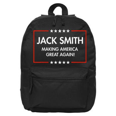 Jack Smith Is Making America Great Again 16 in Basic Backpack