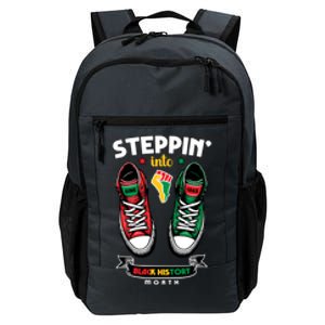 Junenth Steppin Into Black History Month Funny Gift Daily Commute Backpack