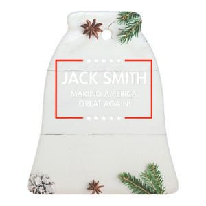 Jack Smith Is Making America Great Again Ceramic Bell Ornament