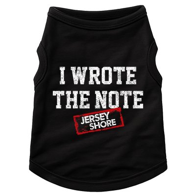 J.E.R.S.E.Y Shore I Wrote The Note Doggie Tank
