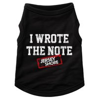 J.E.R.S.E.Y Shore I Wrote The Note Doggie Tank