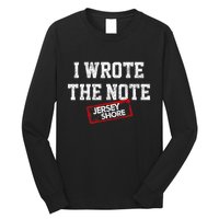 J.E.R.S.E.Y Shore I Wrote The Note Long Sleeve Shirt