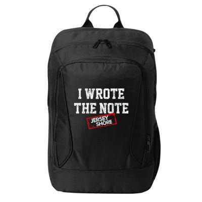 J.E.R.S.E.Y Shore I Wrote The Note City Backpack