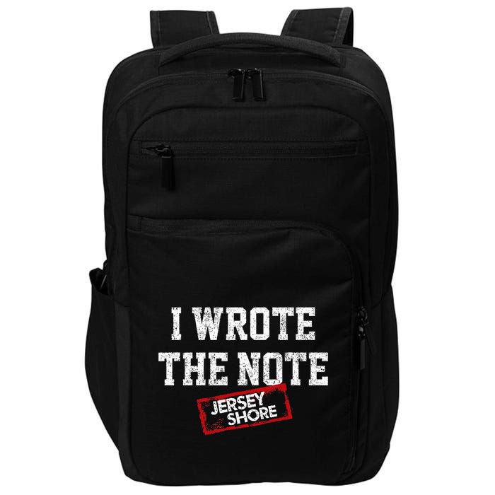 J.E.R.S.E.Y Shore I Wrote The Note Impact Tech Backpack