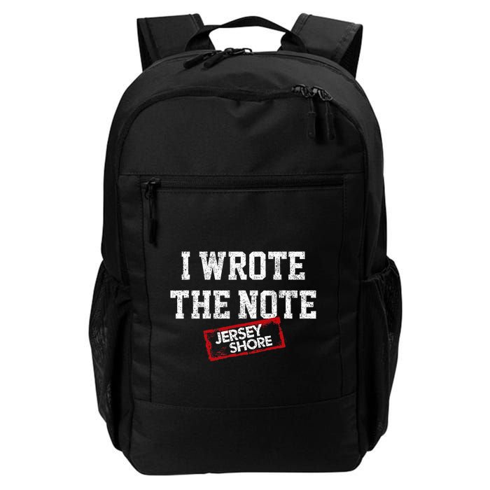 J.E.R.S.E.Y Shore I Wrote The Note Backpack