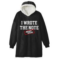J.E.R.S.E.Y Shore I Wrote The Note Hooded Wearable Blanket