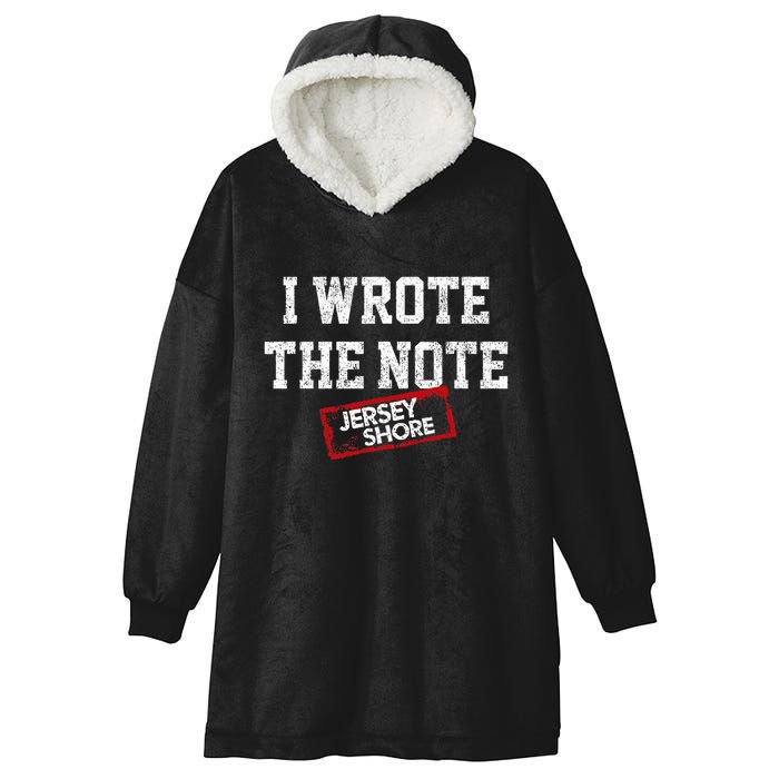 J.E.R.S.E.Y Shore I Wrote The Note Hooded Wearable Blanket