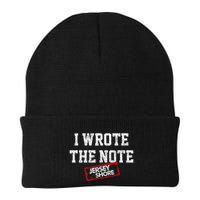 J.E.R.S.E.Y Shore I Wrote The Note Beanie