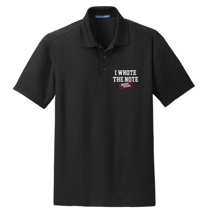 J.E.R.S.E.Y Shore I Wrote The Note Dry Zone Grid Polo