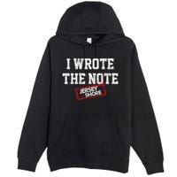 J.E.R.S.E.Y Shore I Wrote The Note Premium Pullover Hoodie