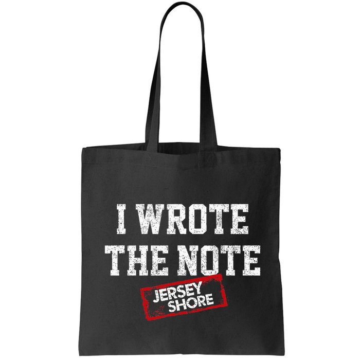 J.E.R.S.E.Y Shore I Wrote The Note Bag