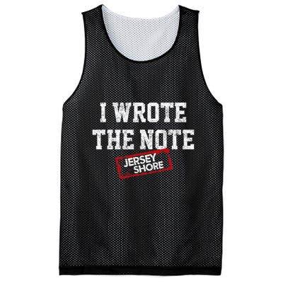 J.E.R.S.E.Y Shore I Wrote The Note Mesh Reversible Basketball Jersey Tank