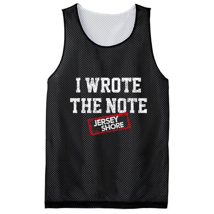 J.E.R.S.E.Y Shore I Wrote The Note Mesh Reversible Basketball Jersey Tank