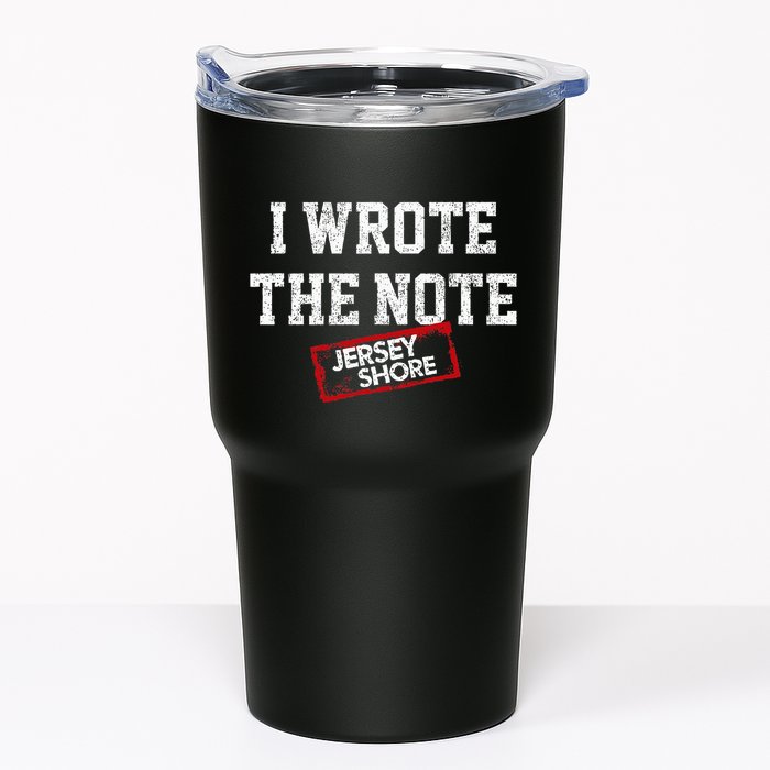 J.E.R.S.E.Y Shore I Wrote The Note Tumbler