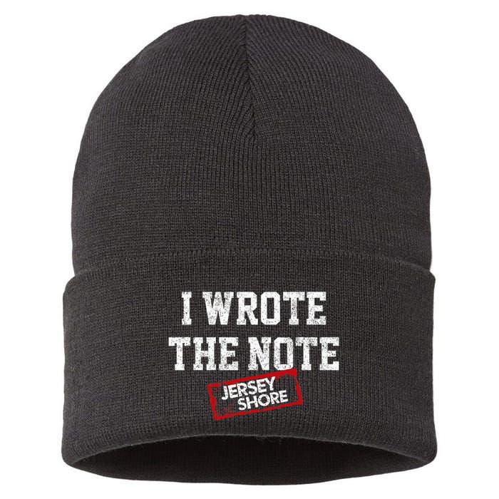 J.E.R.S.E.Y Shore I Wrote The Note Sustainable Knit Beanie