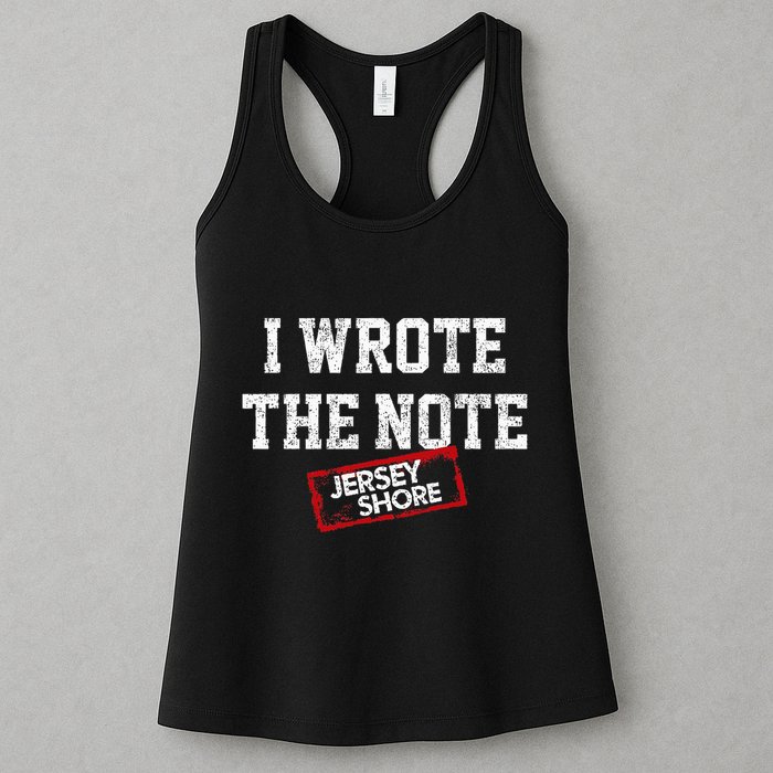 J.E.R.S.E.Y Shore I Wrote The Note Womens Tank Top