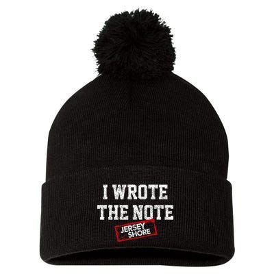 J.E.R.S.E.Y Shore I Wrote The Note Pom Pom 12in Knit Beanie