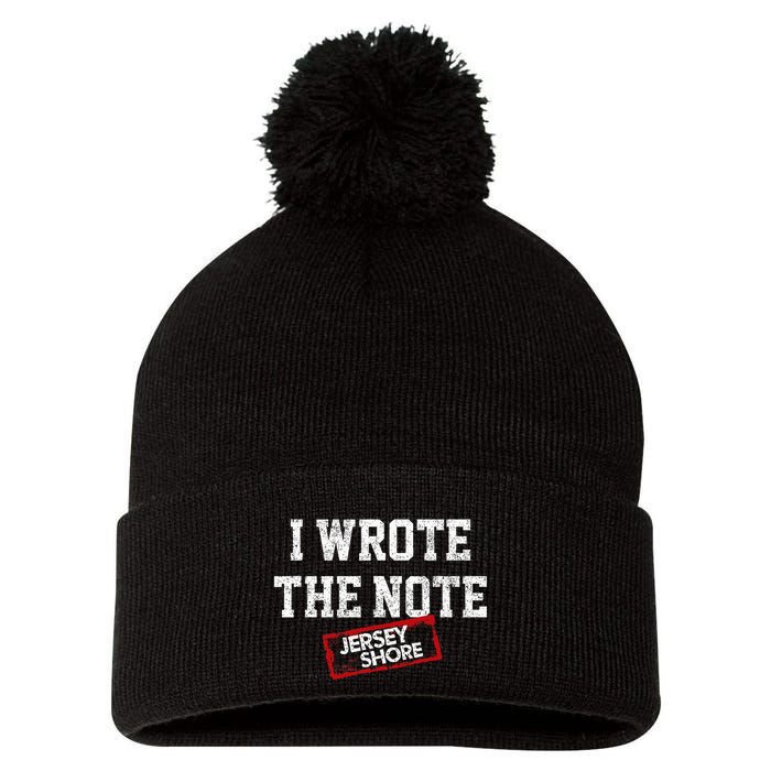 J.E.R.S.E.Y Shore I Wrote The Note Pom Pom 12in Knit Beanie