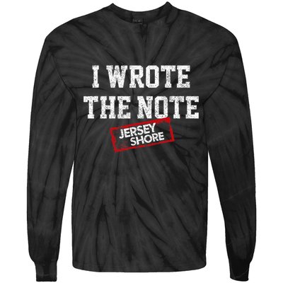 J.E.R.S.E.Y Shore I Wrote The Note Tie-Dye Long Sleeve Shirt