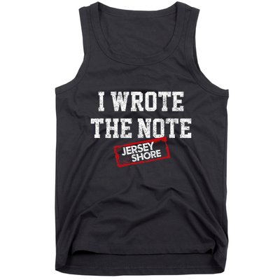 J.E.R.S.E.Y Shore I Wrote The Note Tank Top