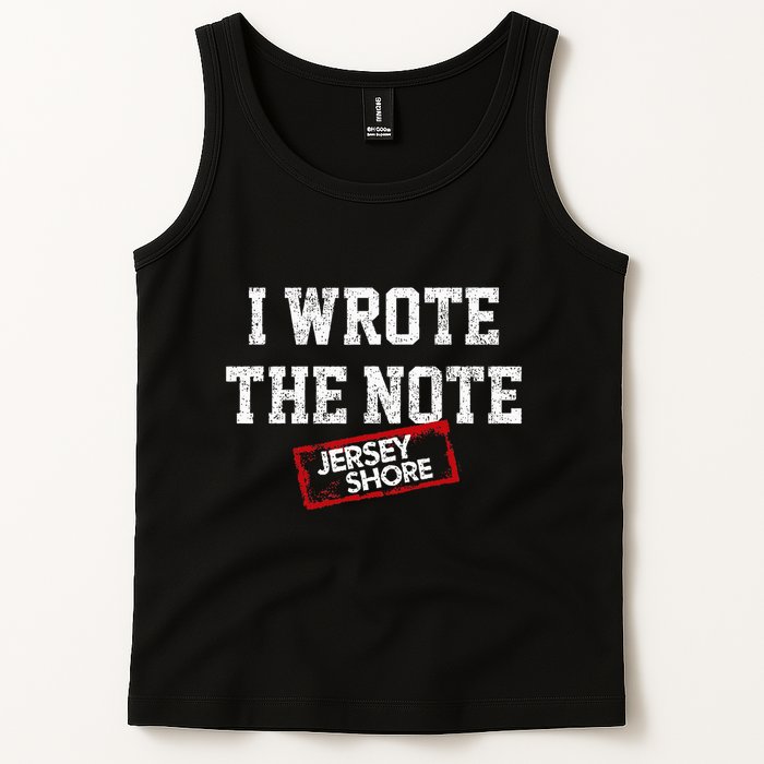J.E.R.S.E.Y Shore I Wrote The Note Tank Top