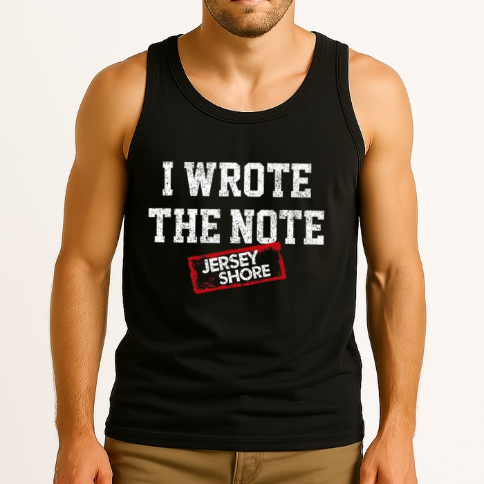 J.E.R.S.E.Y Shore I Wrote The Note Tank Top