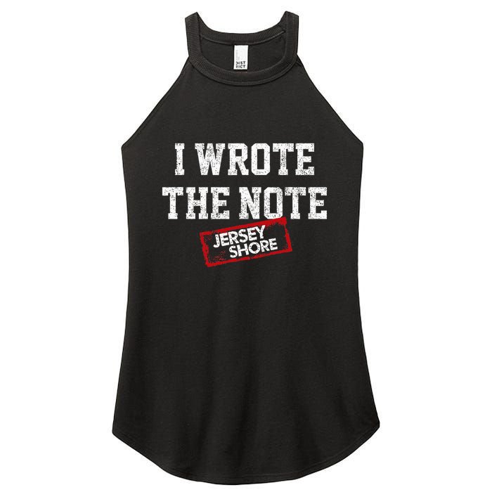 J.E.R.S.E.Y Shore I Wrote The Note Women's Perfect Tri Rocker Tank