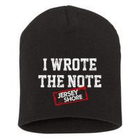 J.E.R.S.E.Y Shore I Wrote The Note Short Acrylic Beanie
