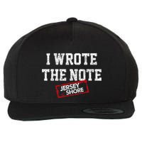 J.E.R.S.E.Y Shore I Wrote The Note Wool Snapback Cap