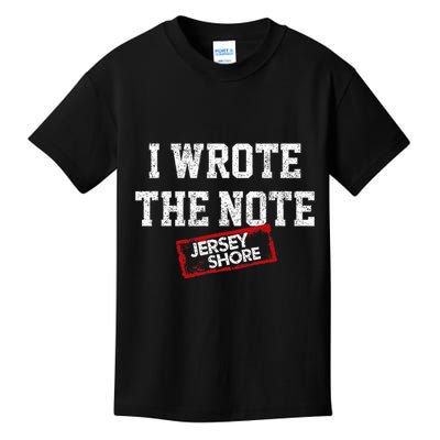 J.E.R.S.E.Y Shore I Wrote The Note Kids T-Shirt
