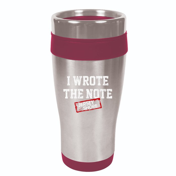 J.E.R.S.E.Y Shore I Wrote The Note 16oz Travel Tumbler