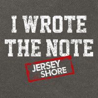 J.E.R.S.E.Y Shore I Wrote The Note Cotton Canvas Backpack