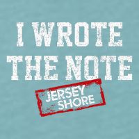 J.E.R.S.E.Y Shore I Wrote The Note Sueded Cloud Jersey T-Shirt
