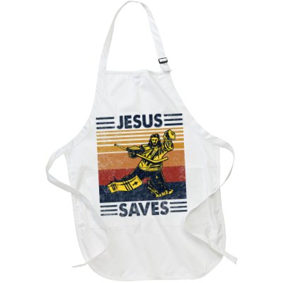 Jesus Saves Ice Hockey Goalie Sport Religious Christian Gift Apron