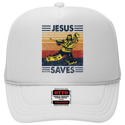 Jesus Saves Ice Hockey Goalie Sport Religious Christian Gift Hat