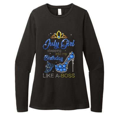 July Stepping Into My Birthday Gift For Cancer Womens CVC Long Sleeve Shirt