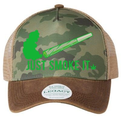 Just Smoke It Legacy Tie Dye Trucker Hat