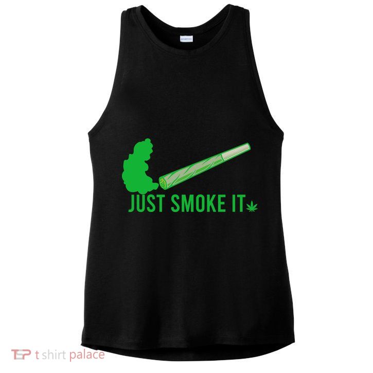 Just Smoke It Ladies PosiCharge Tri-Blend Wicking Tank