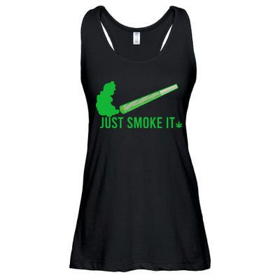 Just Smoke It Ladies Essential Flowy Tank