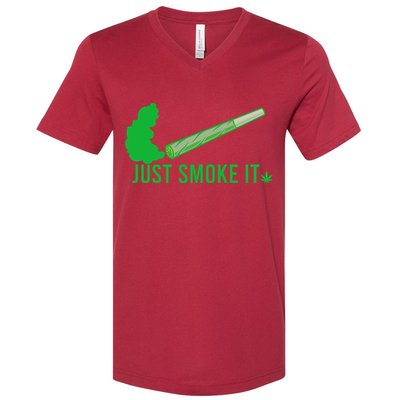 Just Smoke It V-Neck T-Shirt