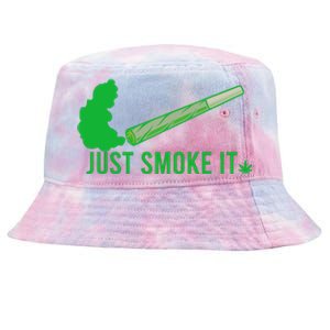 Just Smoke It Tie-Dyed Bucket Hat