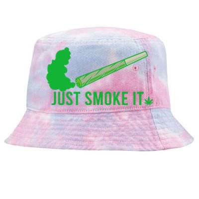 Just Smoke It Tie-Dyed Bucket Hat