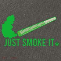 Just Smoke It Cotton Canvas Backpack
