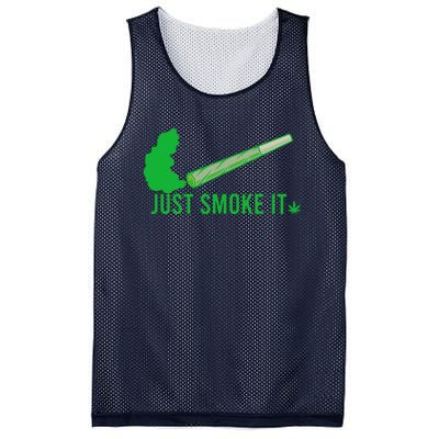 Just Smoke It Mesh Reversible Basketball Jersey Tank