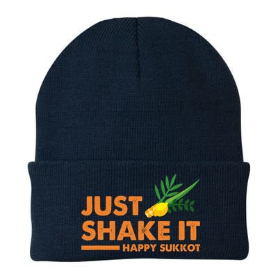Just Shake It Happy Sukkot Festival Jewish Holiday Hebrew Beanie