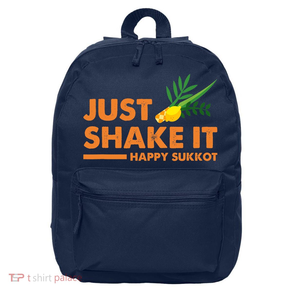 Just Shake It Happy Sukkot Festival Jewish Holiday Hebrew 16 in Basic Backpack