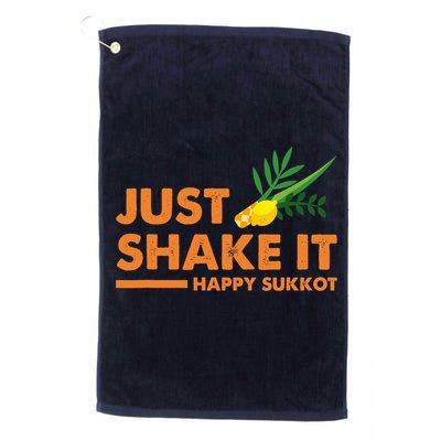 Just Shake It Happy Sukkot Festival Jewish Holiday Hebrew Golf Towel