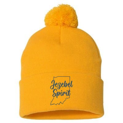 Jezebel Spirit Indiana Pom Pom 12in Knit Beanie