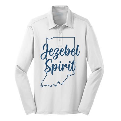 Jezebel Spirit Indiana Silk Touch Performance Long Sleeve Polo